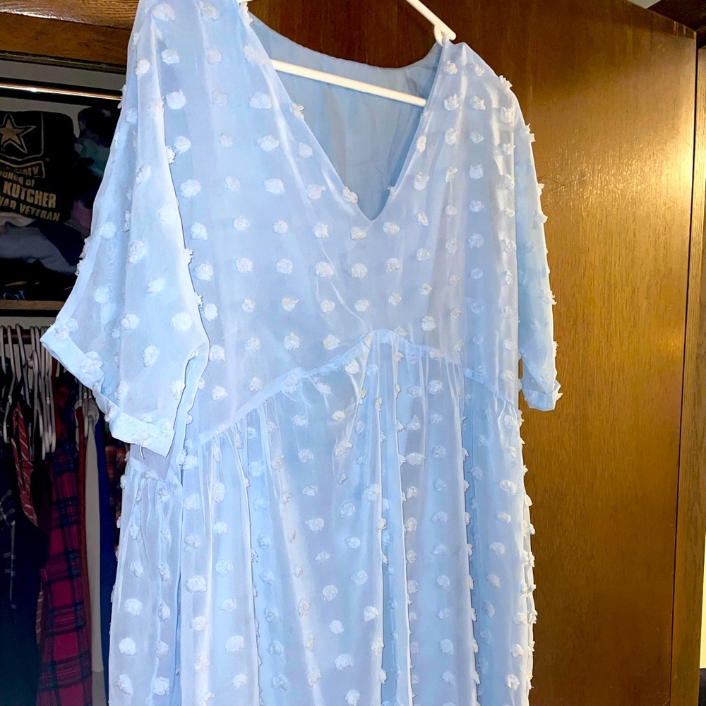 Summer Women  short sleeves mini dress